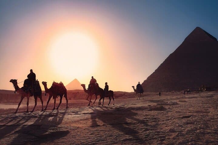 Giza Pyramids & Sphinx Private Guided Tour with Camel Ride photo 6