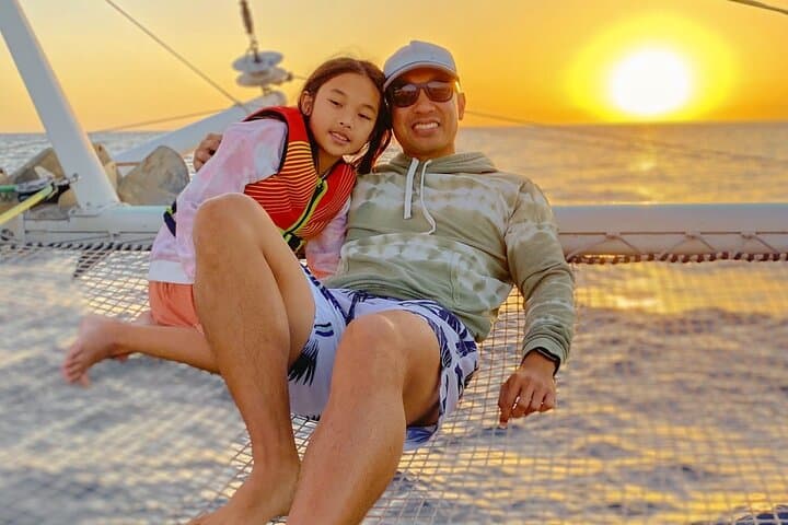 Private Catamaran Sunset Sail in Waikiki — Diamond Head Views & Swim Stop photo 4