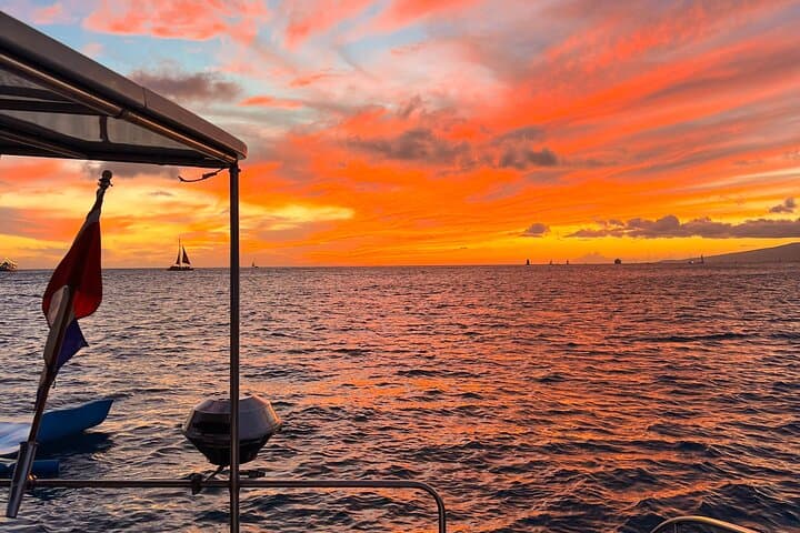 Private Catamaran Sunset Sail in Waikiki — Diamond Head Views & Swim Stop photo 5