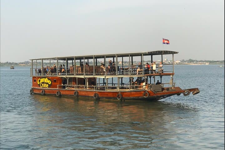 Phnom Penh Sunset Dinner Cruise — Mekong, Tonle Sap & Bassac River Evening