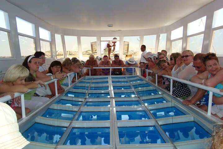 Hurghada Glass-Bottom Speed Boat: Fast Reef Views & Snorkel Stop at Magawish photo 5