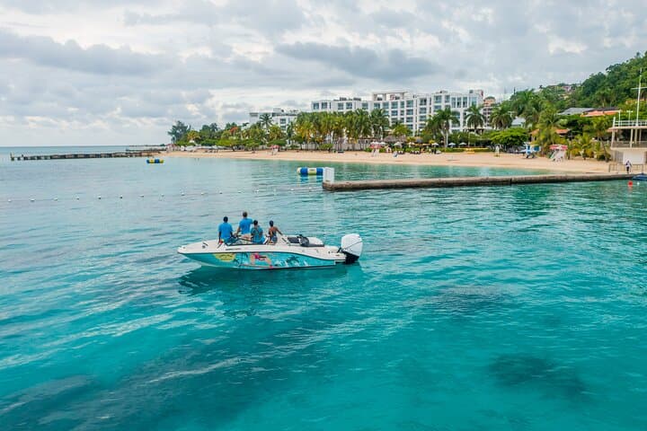 Private Montego Bay Seabob Snorkel and Coastal Boat Charter