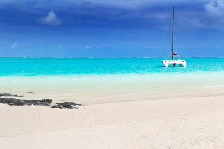 Full-Day Catamaran to Ile Aux Cerfs: Lagoon Cruise, Waterfalls & BBQ Lunch photo 1