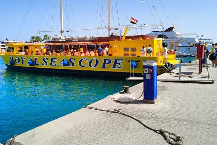 Hurghada Glass-Bottom Boat and 30-Minute Red Sea Snorkel photo 2
