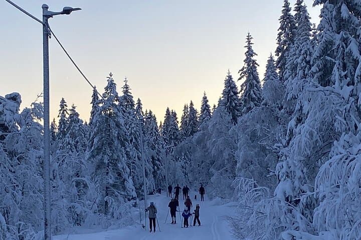 Holmenkollen Cross-Country Ski Lesson and Fireside Kos at Øvresetertjern photo 2