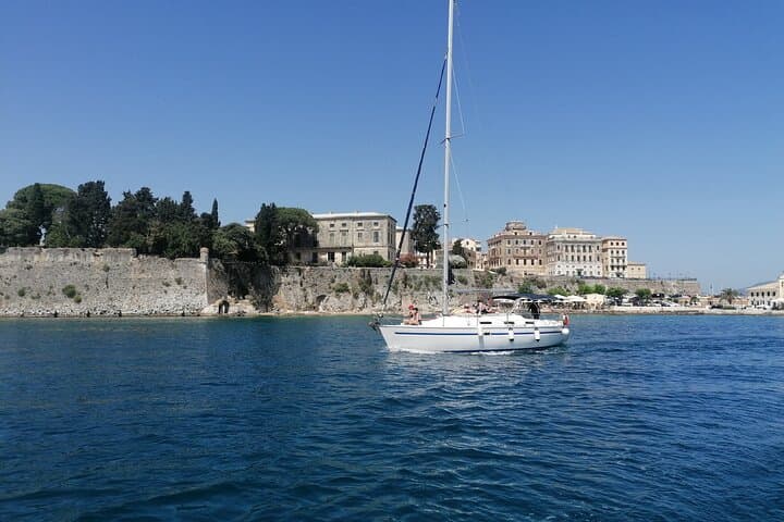 Private Half-Day Sailing Cruise in Corfu: Old Town, Mouse Island & Swim Stops