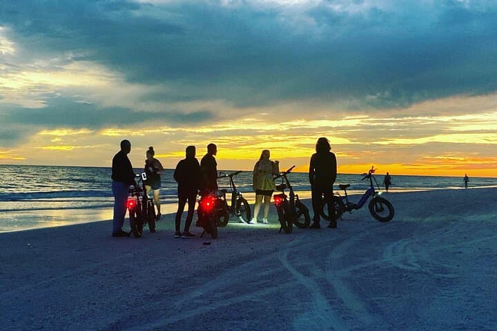 Treasure Island Electric Bike Sunset Tour to John's Pass