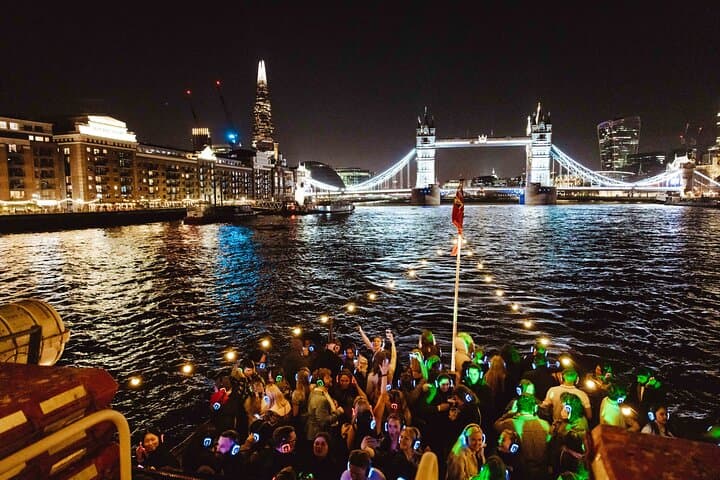 Silent Disco Thames Boat Party: Dance Under London's Night Lights