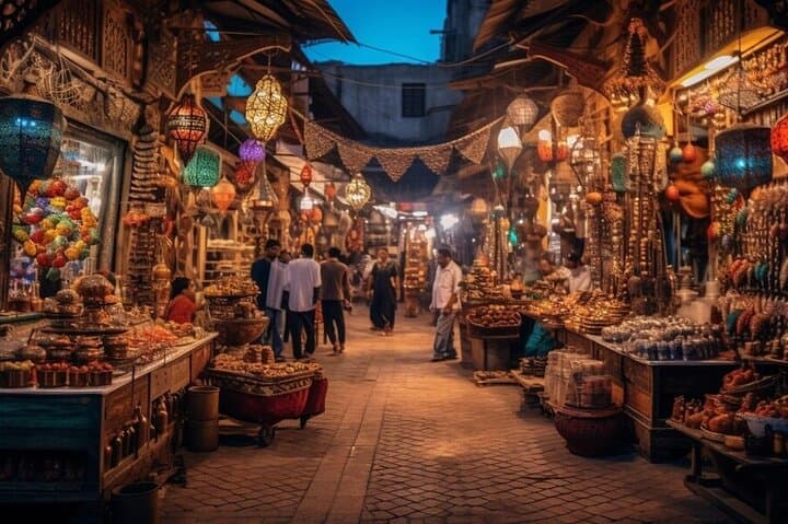 Khan el-Khalili Guided Shopping Tour with Traditional Meal & Private Transfers