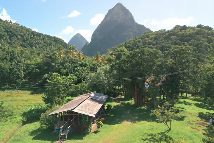 Zipline, Rum & Chocolate at Morne Coubaril: A Soufrière Adventure