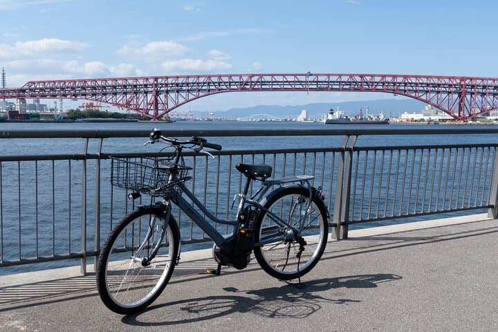 Osaka Bay E‑Assist Bike Tour: 30km Half-Day Cycle Across Canals, Bridges & Ferries photo 1