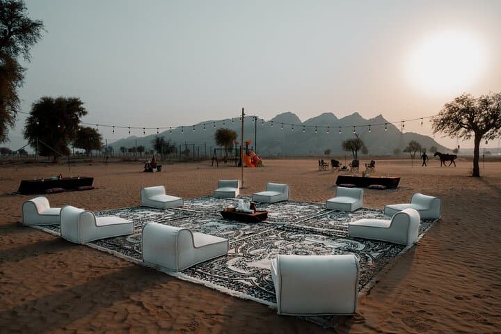Mleiha Sunset Lounge Escape: BBQ, Stargazing & Desert Panorama photo 3