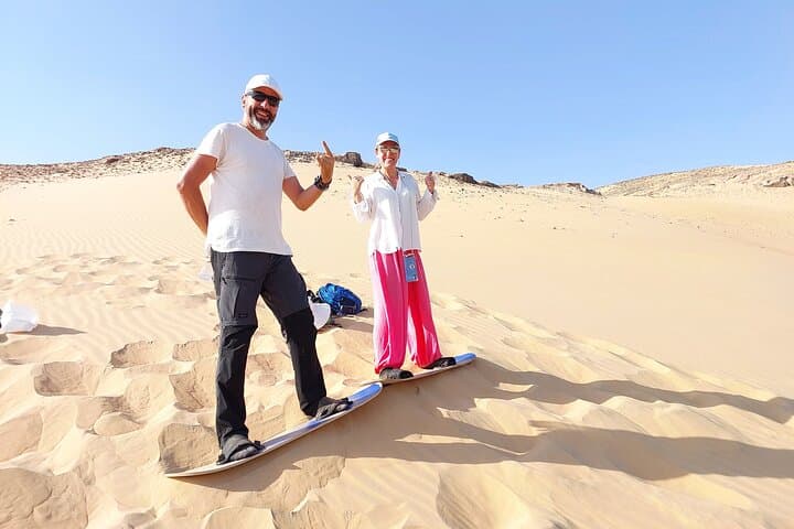 Sandboarding in Aswan: 2-Hour Desert Dune Adventure Overlooking the Nile