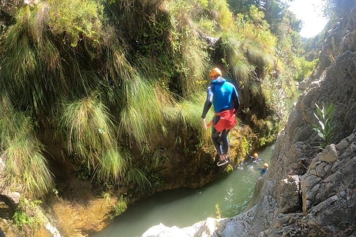 Guadalmina River Canyoning from Estepona: Beginner-Friendly Rappels & Jumps photo 3