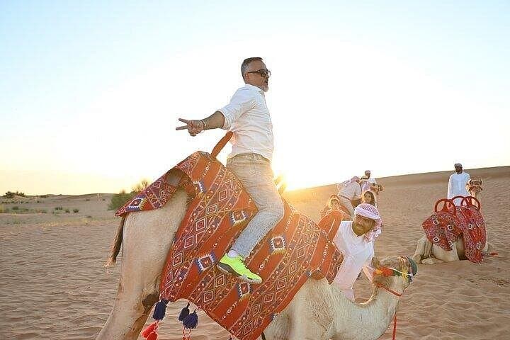 Dubai Morning Desert Safari: Private Dune Bashing, Camel Ride & Sandboarding photo 3