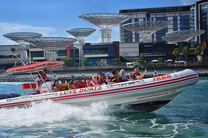 Dubai Marina Speed-Boat Sightseeing: 90-Minute Love Boats Cruise photo 1