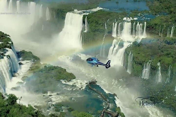 Private Helicopter Flight Over Iguassu Falls & Tri-Border Region