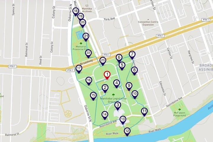 Manitoba Legislative Grounds Smartphone Audio Tour — Self-Guided Walking Experience in Winnipeg photo 2