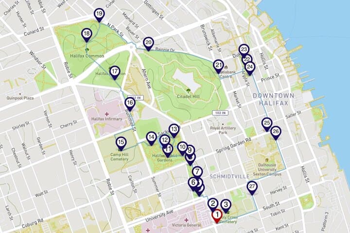 Halifax Churches, Gardens & Graveyards GPS Audio Walking Tour — 5 km Historic Route photo 3