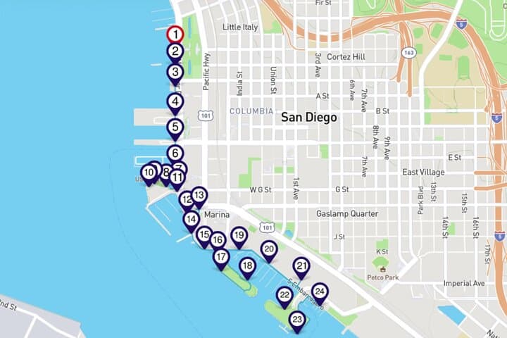 San Diego Harbor Embarcadero Audio Walking Tour — USS Midway, Seaport Village & Waterfront Highlights photo 4