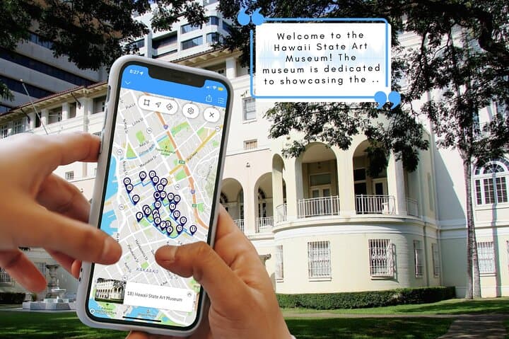Honolulu Historic District Smartphone Audio Walking Tour — Iolani Palace & King Kamehameha Route