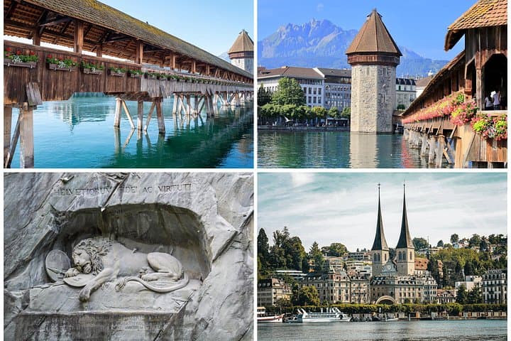 Private Lucerne Day Trip from Zurich — Chapel Bridge, Lion Monument & Lake Lucerne Views photo 2