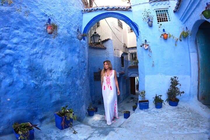 Chefchaouen Day Trip from Fes — Blue Streets and Rif Mountain Views