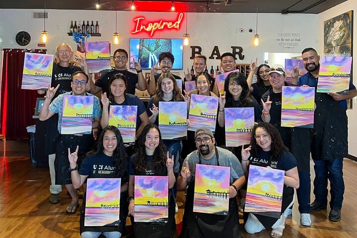 Paint-and-Wine Night in Costa Mesa: Premier Guided Art Experience photo 4