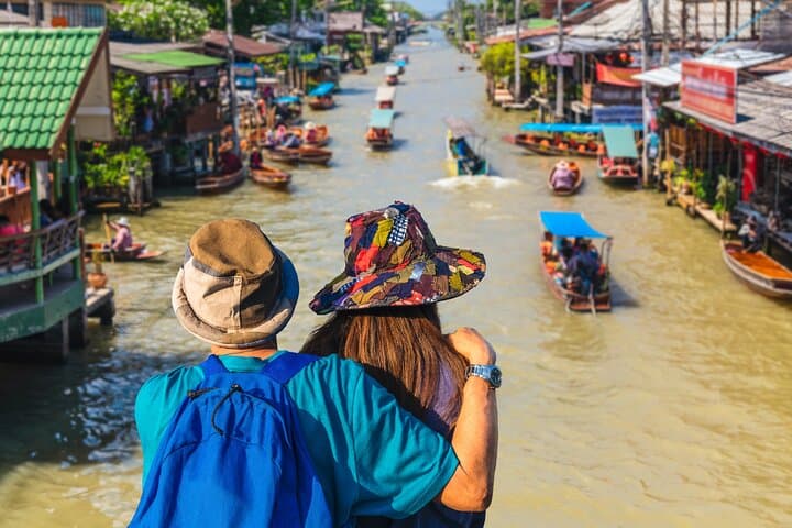 Damnoen Saduak Floating Market and Optional Erawan Waterfall Day Tour from Bangkok photo 3