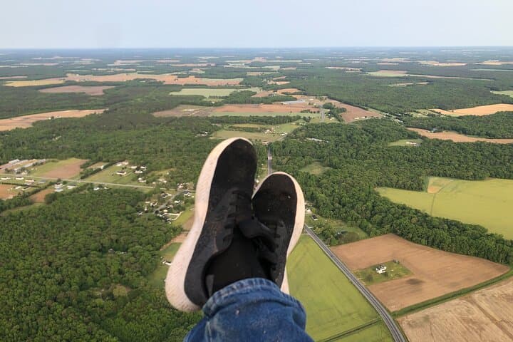 Tandem Powered Paraglider Flight over Delaware — Intro Lesson & Scenic Air Tour photo 5
