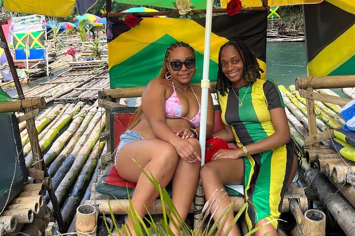 Montego Bay Rafting & Limestone Massage on the Lethe — River Party Shuttle Included photo 3