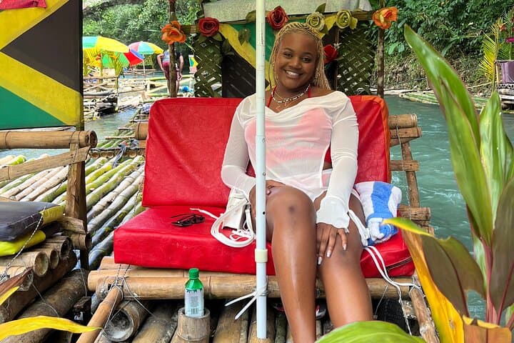 Montego Bay Rafting & Limestone Massage on the Lethe — River Party Shuttle Included