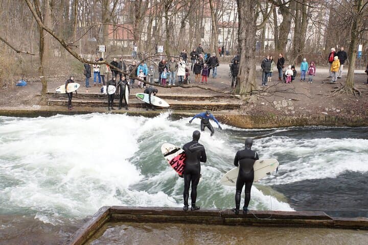 Eisbach River Wave Surfing in Munich: City-Center River Surf Experience photo 6