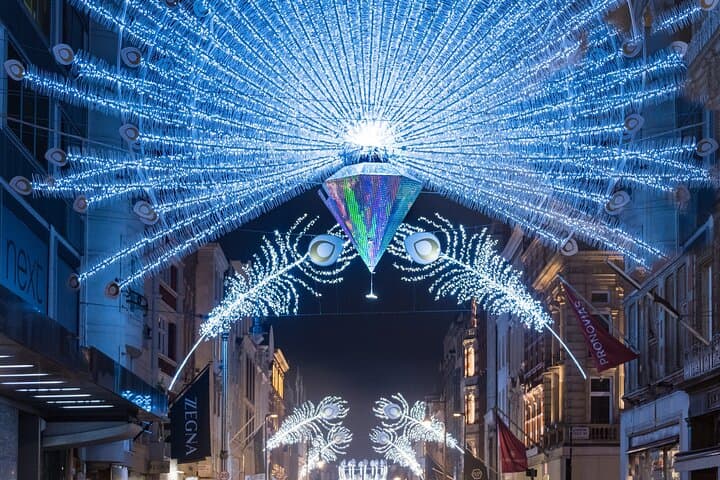 London Christmas Lights Black Cab Tour — Private Evening Drive & Photo Stops photo 5