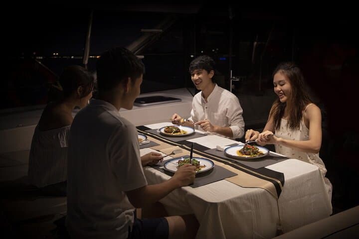 Private Sunset Dinner Cruise to Lazarus Island — 3-Course Yacht Dining & Skyline Views photo 5
