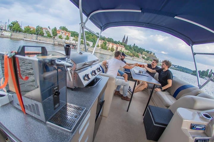 Private 3-Hour Pontoon Cruise on Prague’s Vltava — Unlimited Beer or Prosecco photo 4