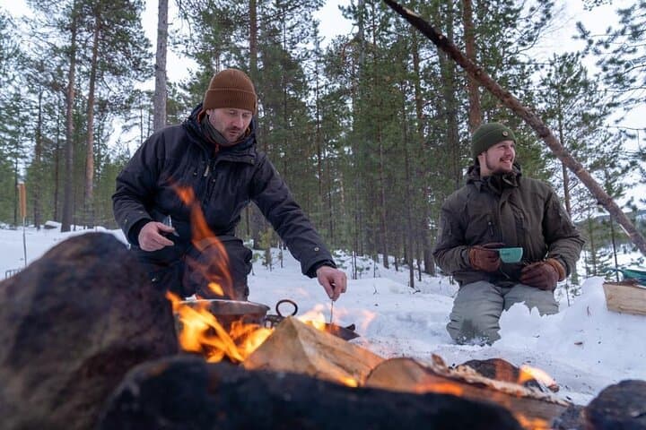 Arctic Winter Survival Skills Camp near Ivalo — Snowcraft, Firemaking & Navigation