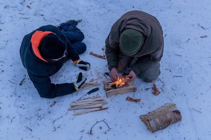 Arctic Winter Survival Skills Camp near Ivalo — Snowcraft, Firemaking & Navigation photo 3