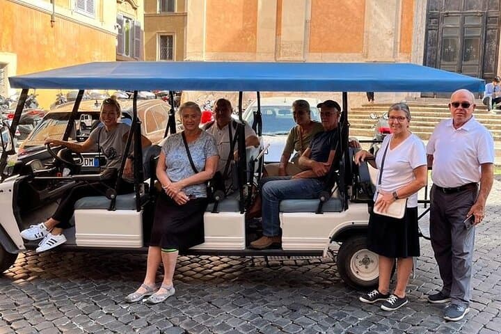 Rome Private Golf Cart Tour — 3-Hour Guided City Highlights