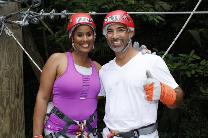 Harrison's Cave & Monkey Zipline: Underground Tram, Aviary Walk and 120-Foot Zips in Barbados