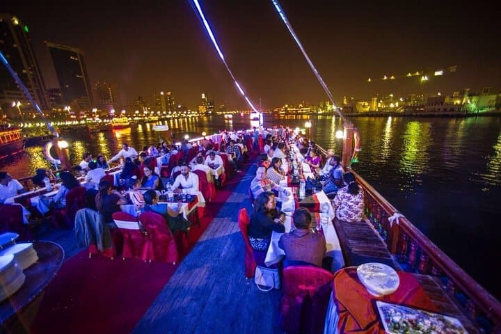 Evening Dhow Cruise on Dubai Creek: BBQ Dinner & City Lights photo 3