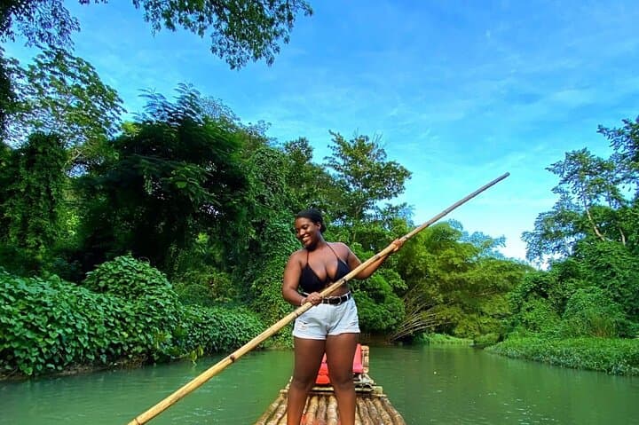 Private Martha Brae River Rafting Tour from Montego Bay — Bamboo Rafting & Herb Garden Visit photo 4