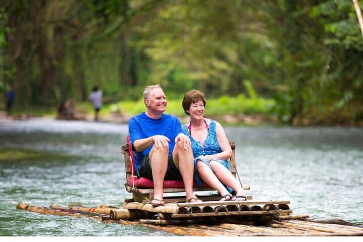Private Martha Brae River Rafting Tour from Montego Bay — Bamboo Rafting & Herb Garden Visit