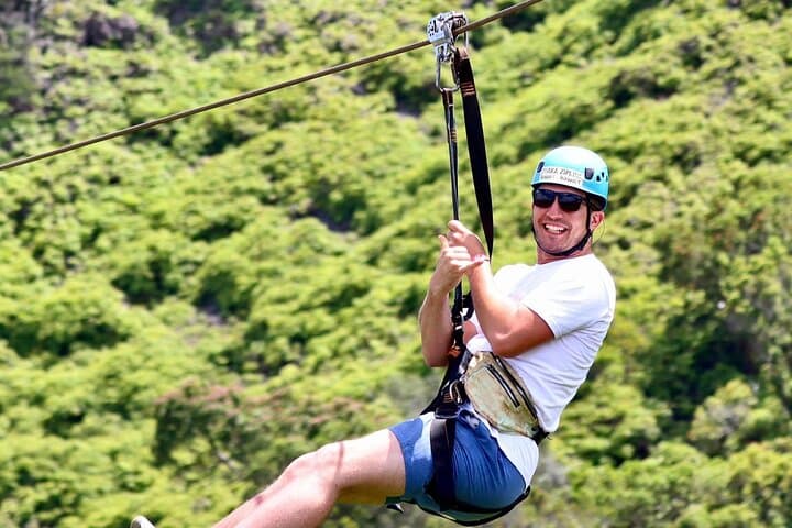 Shaka Zipline Kauai: 5-Line Zipline Tour Over Mountain Valleys and Ocean Views photo 2