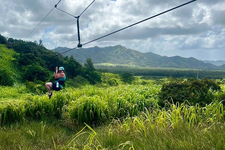 Shaka Zipline Kauai: 5-Line Zipline Tour Over Mountain Valleys and Ocean Views photo 3
