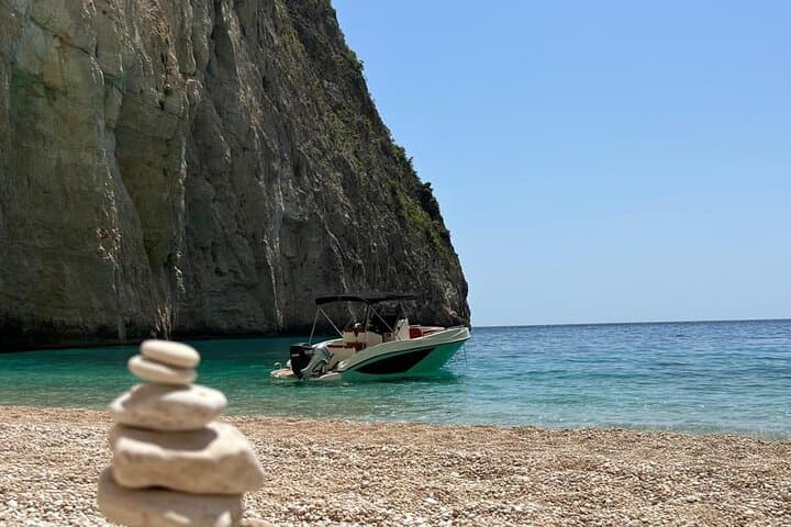 Private Speedboat Cruise to Navagio (Shipwreck Beach) & Blue Caves — Zakynthos photo 2