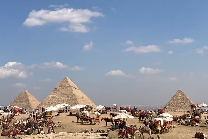 Sunset Camel Ride at the Giza Pyramids: Sahara Dusk Experience photo 6