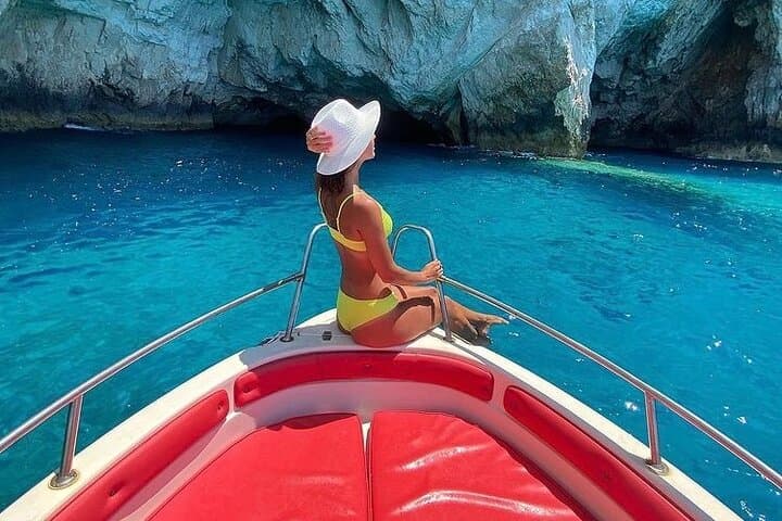 Zante Speedboat Rental to Turtle Island, Keri Caves & Mizithres Beach