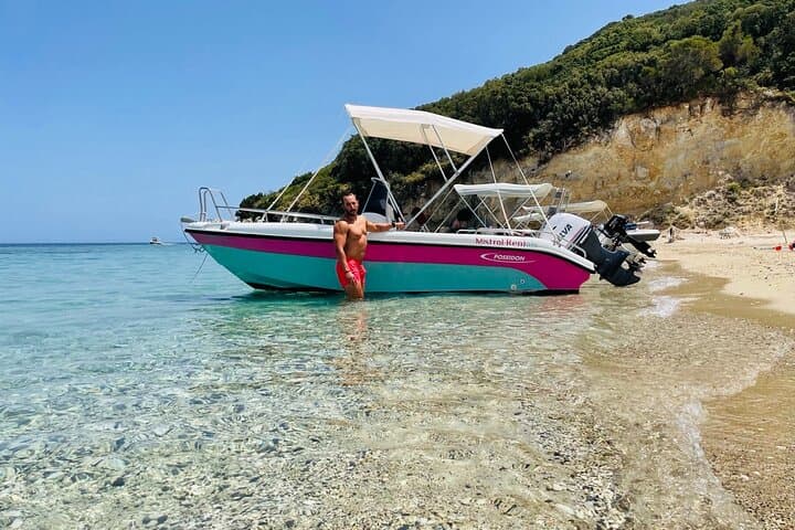 Zante Speedboat Rental to Turtle Island, Keri Caves & Mizithres Beach photo 6