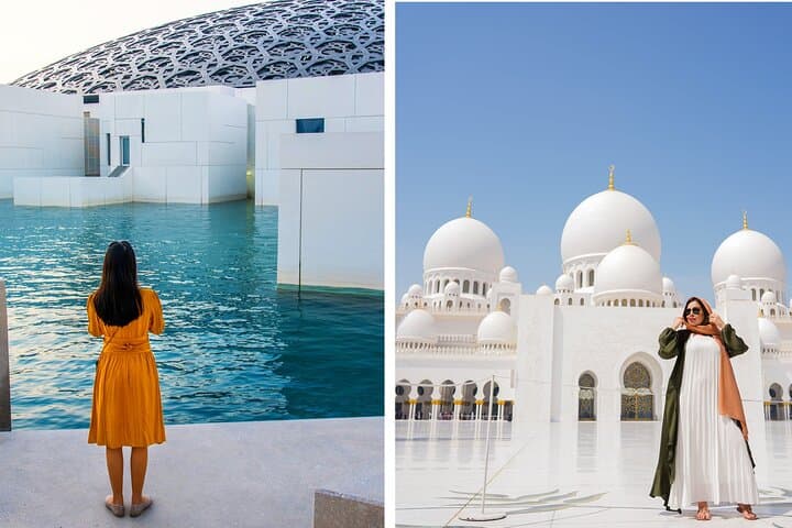 Abu Dhabi Day Tour from Dubai: Sheikh Zayed Grand Mosque & Louvre Abu Dhabi